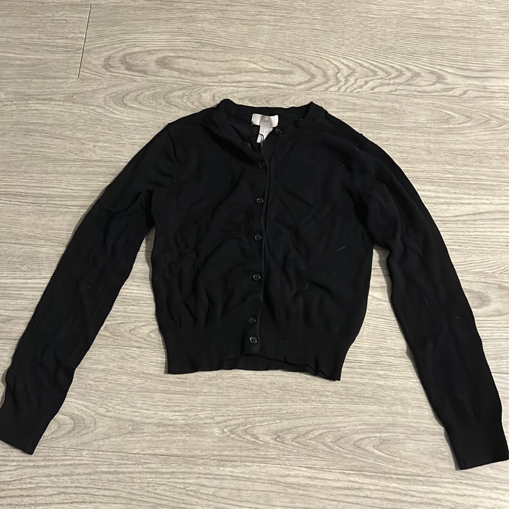 Black Button Down Sweater